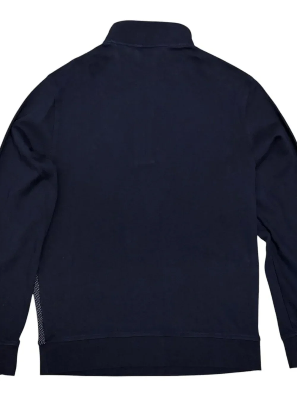 TED BAKER Quarter Zip Shacket Sweater Navy Business Casual Sweater Mens Small